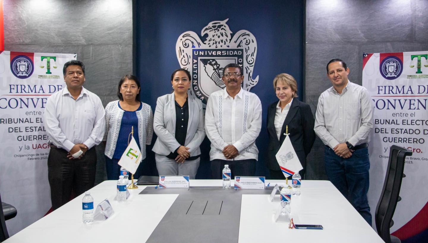 Firman convenio de colaboración la UAGro y el Tribunal Electoral del ...